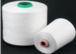 Crease Resistant Thick Polyester Yarn 18 - 32S , 100% Dope Dyed Polyester Yarn
