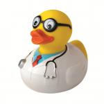 Doctor Nurse Character Custom Rubber Ducks Cute Soft Safe White Color For Toys
