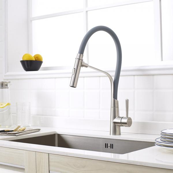 Unique Steel 304/316 Material Hot Cold Water Pull Out Kitchen Sink Faucet For US Market