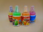 Colored Funny Baby Nipple Candy with candy powder / Assorted fruit flavor Hard