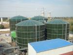 3450 N / Cm Adhesive Glass Lined Steel Tanks , 1500 V Chemical Storage Tanks