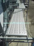 Frame system and ringlock system used catwalk galvanized scaffolding steel plank