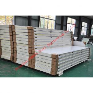 Buy cheap Customized Heat Insulation Cost Saving Insulated PU Sandwich Panels For Wall Systems product