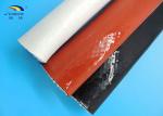 Steel Plant Use Braided Fiberglass Sleeve With Silicone Cover High Temperature