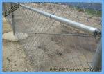 11 Gauge Chain Link Fence Fabric Hot Dipped Galvanised Steel Wire / Posts