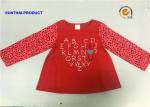 Pin Dot AOP Children Contrast Long Sleeve T Shirt With Glitter Screen Print