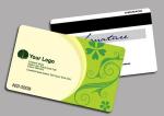Loyalty Membership Magnetic Stripe Card Plastic Material White Matte Color
