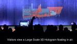 Stage Hologram , holographic display system for Trade Show / Concert 10 Meter