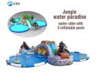 PVC Tarpaulin Commercial Pool Water Slides Fashion Giant Durable Waterproof