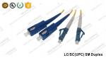 lc-sc/upc SM optic fiber patch cords for structure cabling BLUE connectors