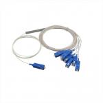 1 X 8 SC PC Fiber Optic Cable Splitter , FBT Optical Cable Coupler FTTH / CATV
