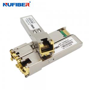 Buy cheap 10 100 1000Base-T RJ45 Copper 100M DDM Ethernet SFP Module product