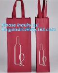 laminated non woven 6 bottle wine tote shopping bag, Custom Promotional wine