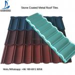 Metal Roofing Sheets Stone Coated Terracotta Red Coating Steel Roof Tile Prices