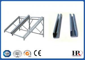 Buy cheap Metal Steel Frame Making Machine , Solar Strut Channel Roll Forming Machine product