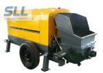 Large Capacity Mobile Cement Mortar Pump Long Service Life 12 Months Warranty