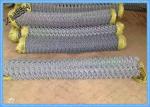 Electric Galvanized Chain Link Fence Cover Fabric Low Carbon Steel Astm A392