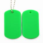 Plastic Custom Promotional Gifts Dog Tags Rubber Material Printing Custom With