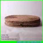 LUDA handmade woven straw placemats natural fiber oval placemats