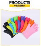 Silicone Heat Resistant Oven Gloves Grilling BBQ Baking Heat Insulated Gloves