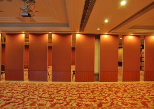 Buy cheap Red Plaster Move Walls Wooden Partition In Living Room For Conference Rooms product