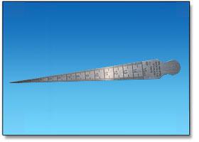 Stainless Steel X-Ray Flaw Detector Bridge Cam Type Master Fillet Weld Gauge