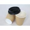 Buy cheap Food Grade 8 Oz Ripple Paper Coffee Cups , Disposable Paper Cups With Lids from wholesalers