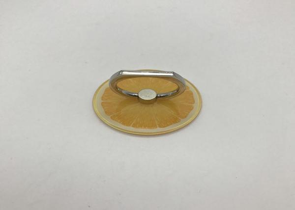 Fruits Shaped Smartphone Ring Stand / Metal Ring Stand Acrylic Material