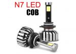 N7 COB Chip Led Car Head Light Upgrade Replacement Bulb Beam Kit 6000K White