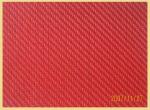 Red Twill Weave 3K Carbon Fiber Composite Plate / Sheeting used in aerospace /