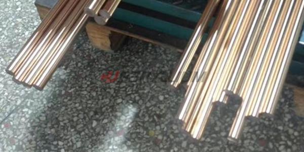 High Conductivity CuBePb Beryllium Bronze Copper Rod With Medium Strength
