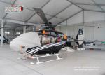 White PVC Aircraft Hangar / Airplane Hangar Tent 30 X 30m For Military Army