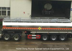 Buy cheap SS Chemical Tanker Truck For Ammonium Nitrate / Liquid Molten Sulfur Delivery product
