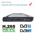 10 DVB-T2 MPEG4 H265 HEVC H264 Portable TV PVR Multimedia Player Digital Analog