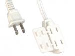 American NEMA 1 - 15P plug 2 pin 125v UL polarized power cord electrical cord