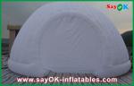 Strong Oxford Cloth Inflatable White Air Tent , Commercial Inflatable Roundness