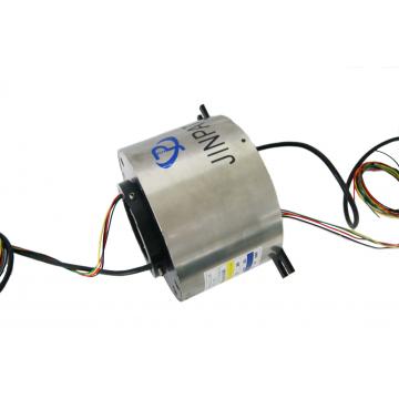 China 10 Circuits Hallow Shaft Slip Ring 380V Voltage with 80mm Bore for Paper Lapping