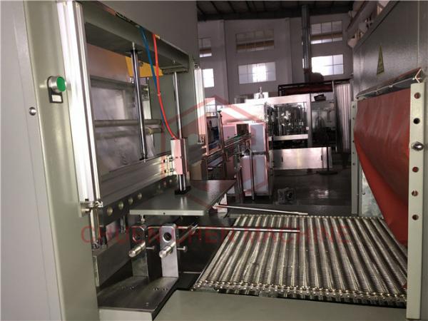Auto Plastic Bottle Water Production Line With Shrink Wrapping Machine