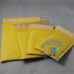 120g double side paper mailer 13cm*21cm 20cm*25cm yellow Kraft cushioned bubble