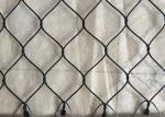 Black Oxide Coated Stainless Steel Netting Mesh , Wire Cable Netting Anti