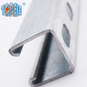 Buy cheap Perforated Galvanized Steel 41x41 Unistrut Slotted Channel product