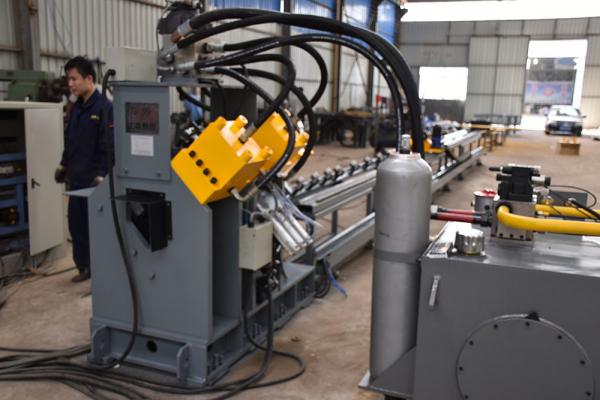 high speed CNC channel punching, shearing and marking line