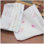 Plain / Woven Toddler Drool Bibs , Bamboo Gauze Fabric For Newborn Sensitive