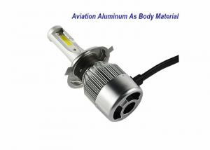 Buy cheap Aviation Aluminum H4 Headlight Bulbs , H7 Head light Auto LED Car Light Bulbs product