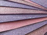 Good Looking Purple EVA Foam Glitter Sheets For Toys / Decoration , No Woven