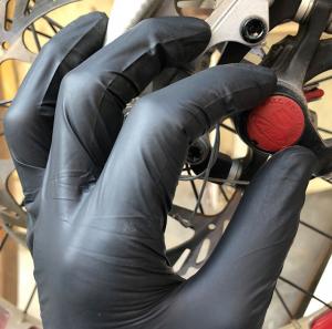 Buy cheap Non Sterile Nitrile Medical Gloves Black Disposable Nitrile Gloves product
