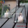Buy cheap geometric glass flower room surrounded transparent gold candle holder from wholesalers