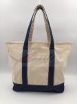 Natural Cotton Canvas Tote Bags With Lots Of Pockets Large Capacity ECO Material
