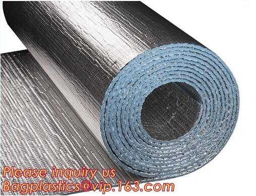 Thermal Insulation Adhesive Woven Building Sarking,Woven Cloth with Aluminum Foil Heat Resistant Insulation Materialg