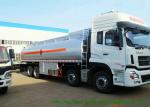 DFAC Aluminium Alloy Oil Liquid Tank Truck 28000 - 32000L Loading Capacity
